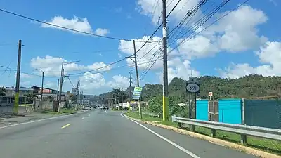 Junction of PR-159 with PR-891 in Barrio Pueblo, Corozal