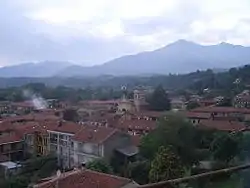 Panorama with the church of S. Rocco.