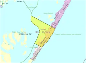 Census Bureau map of Beach Haven, New Jersey