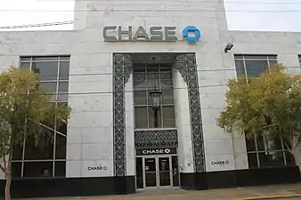 Chase Bank in Alexandria absorbed the former Rapides Bank and Trust Company location at 400 Murray Street.