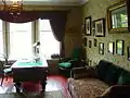 Chekhov's study in the main house of Melikhovo, where he wrote and received patients