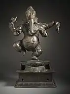 Dancing Ganesha, Lord of Obstacles, India, 16th-17th century