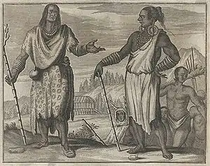 Image 17Taiwanese aborigines depicted in Olfert Dapper (1670): Gedenkwaerdig bedryf (from History of Taiwan)