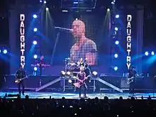 Daughtry performing in Laredo, Texas in November 2012