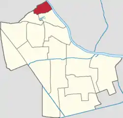 Location in Hexi District