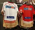 Dolphins NRL away and home jerseys 2023 (back view)