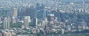 Skyline of Downtown Brooklyn seen from One World Trade Center