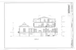 Cross-Section of Edgewater, measured about 1974.