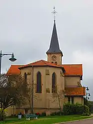 The church in Hemilly
