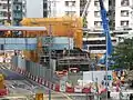 Construction of Exit A (October 2015)