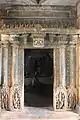 Ornate eastern doorway to the closed hall (mahaamantapa) from the open hall (sabhamantapa)