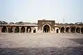 View of  East gate entry from inside the courtyard of Begumpur Masjid