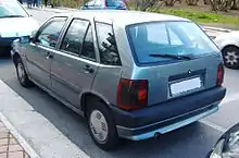 Rear view of the Fiat Tipo