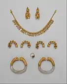 The Ganymede Jewellery; circa 300 BC; gold; various dimensions; provenance unknown (said to have been found near Thessaloniki (Greece)); Metropolitan Museum of Art