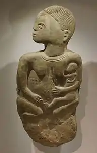 Mbamba grave stone, Angola