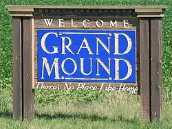 City welcome sign