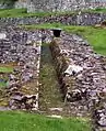 Reredorter or latrine area of the dormitories.