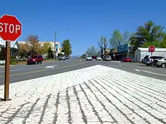 Hwy 299 East & Main Street, Fall River Mills.