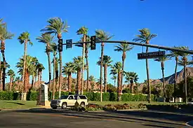 City limit as seen from Palm Desert, California