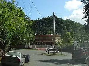 PR-502 at its junction with PR-501 in Marueño