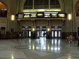 Main Street entrance as seen from rotunda