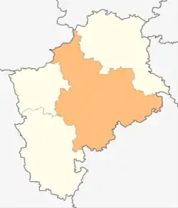 Location of Sliven Municipality in Sliven Province