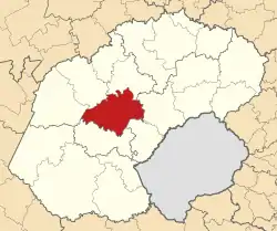 Location in the Free State
