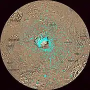 Map of Mare Australe with major features labeled.