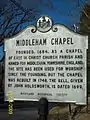 Middleham Chapel - Historic Marker, December 2008