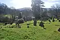 View towards the chapel from halfway up the hill