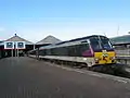 NIR Locomotive with an Enterprise service to Belfast Central