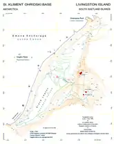 Base area and facilities in 1996