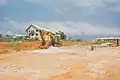 block industry beside Otamiri river where block moulders normally get their water for moulding block from the river
