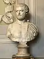 Bust of Ovid by anonymous sculptor, Uffizi gallery Florence
