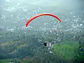 The Merkur is a popular launch site for paragliders
