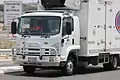 Port of Brisbane Motorway. A truck using the Motorway.