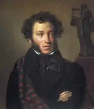 Alexander Pushkin, the founder of modern Russian literature was born in Moscow in 1799.
