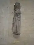 Statue of Saint Jacques on pilgrimage. 14th century