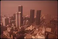 Los Angeles, shrouded in haze