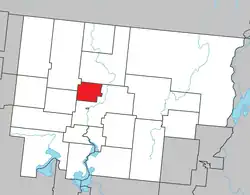 Location within Abitibi RCM.