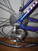 Ultegra series road bike component.