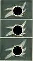 M. Stephan sketches of the eclipse, Archives des missions scientifiques et littéraires, 1868.