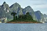 An Island in Cheow Lan Lake