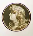 Micromosaic made in Rome, gold box made in Paris, Micromosaic 1804, box 1809-1819, with Clemente Ciuli.