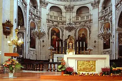The altar
