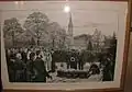 The funeral of Lord Frederick Charles Cavendish in St Peter's Churchyard, Edensor