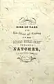 Menu from the steamboat Natchez on April 4, 1858.