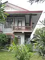 Right side of the house