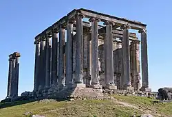 Temple of Zeus in ancient city of Aizanoi.