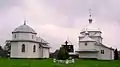 The newly rebuilt church in the village Prylbychi